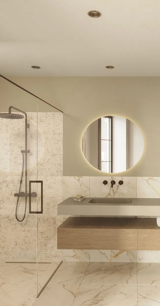 Badezimmer der Maisonette Top 12